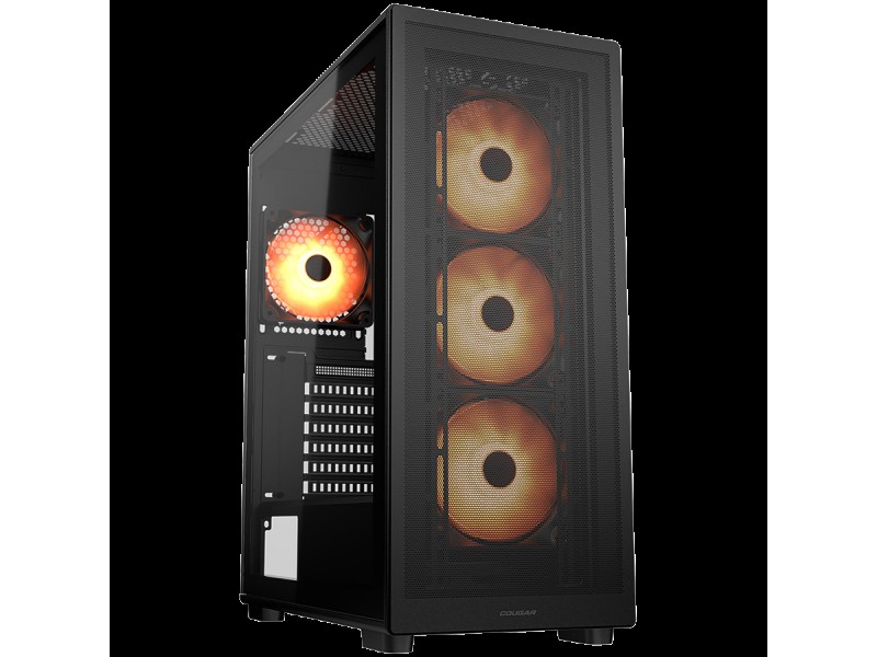COUGAR MX220 RGB PC Case, Mid Tower, Black