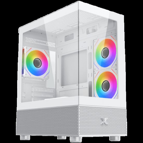 Alphard M Arctic (WH, MATX, U3x1 & U2x2, 2PCS TG, 3PCS G20A Arctic Reverse & 1PC G20A Arctic, ARGB PCB)