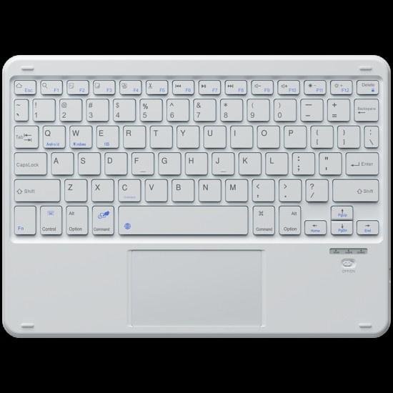 Blackview K2 Bluetooth Keyboard, 242.3х168.7х6.5, Bluetooth 3.0, Battery 280 mAh, Windows, Android, iOS, White
