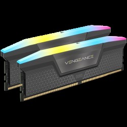 Corsair VENGEANCE RGB DDR5 32GB (2 x 16GB) DDR5 6400 CL36-48-48-104 1.35V XMP & EXPO - Grey