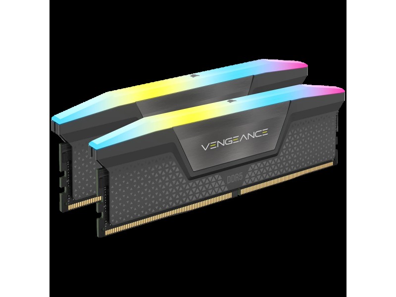 Corsair VENGEANCE RGB DDR5 32GB (2 x 16GB) DDR5 6400 CL36-48-48-104 1.35V XMP & EXPO - Grey