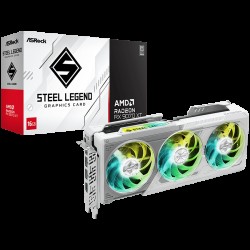 ASROCK Video Card AMD Radeon RX 9070 XT Steel Legend 16GB