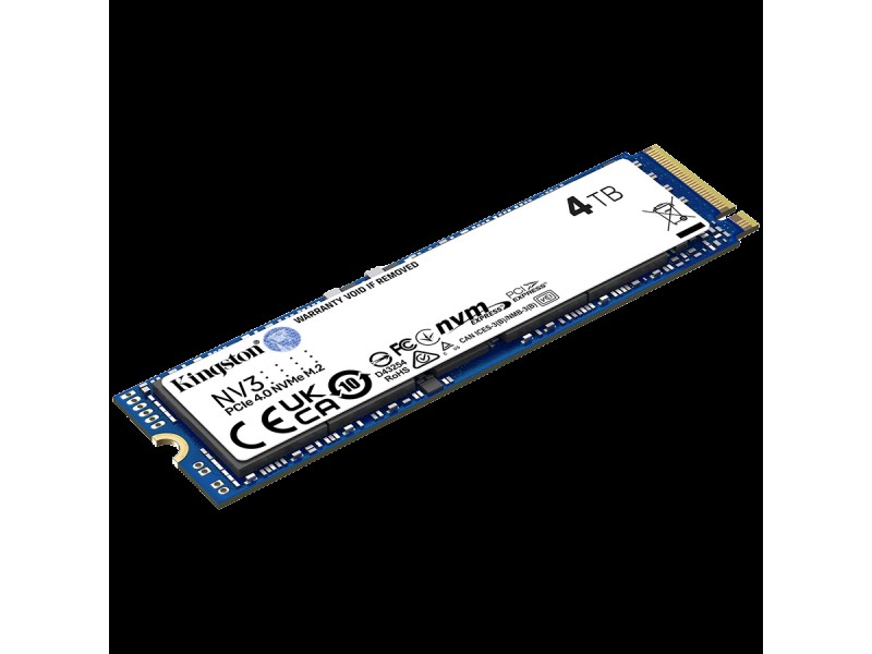 Kingston SSD 4TB NV3 M.2 2280 PCIe 4.0 NVMe SSD
