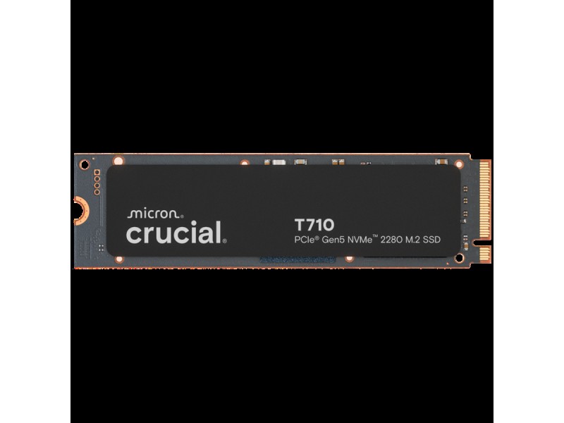 CRUCIAL T710 1TB PCIe Gen5 NVMe M.2 2280 SSD up to 14900 MB/s read and 13700 MB/s write