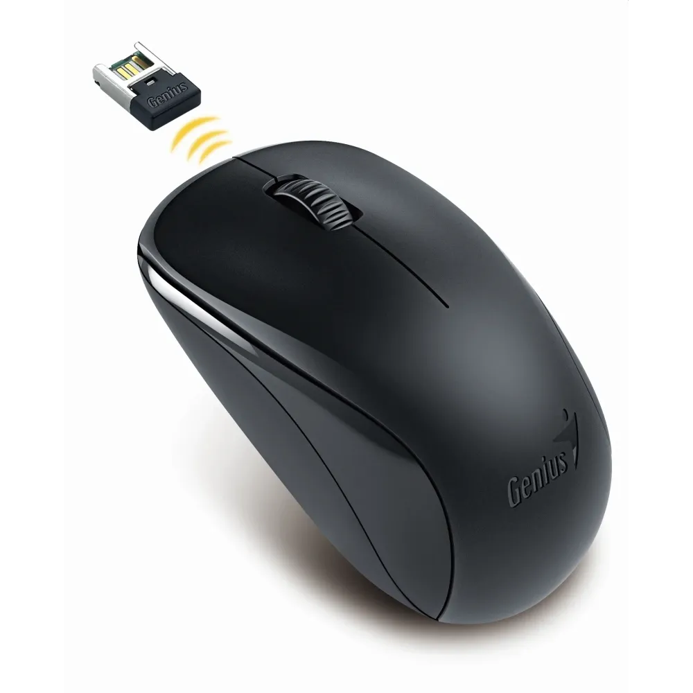 Genius безжична мишка Wireless Mouse - NX-7000 Black - 2.4GHz
