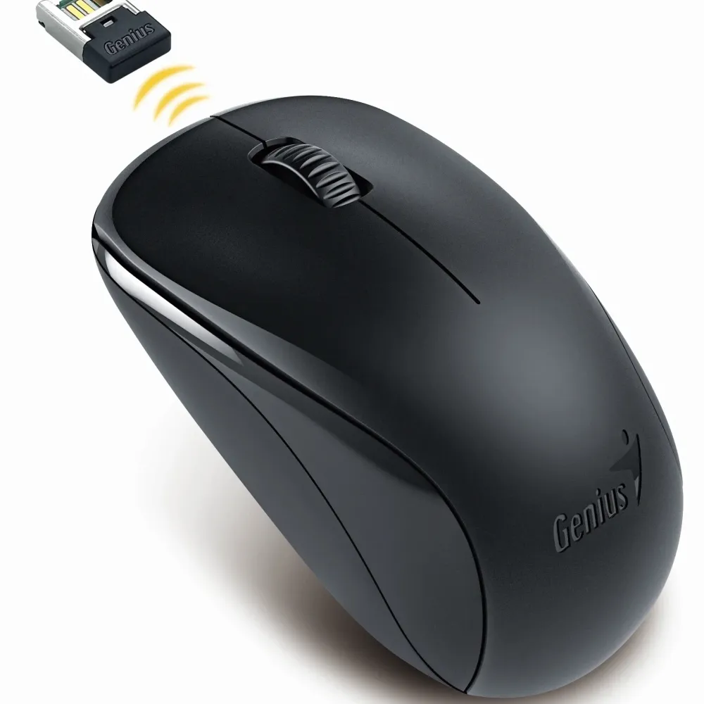 Genius безжична мишка Wireless Mouse - NX-7000 Black - 2.4GHz