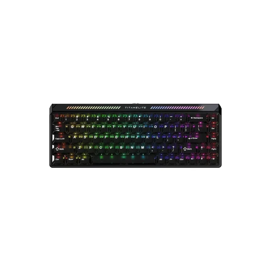 Madlions професионална геймърска механична клавиатура Professional Gaming Mechanical Keyboard TITAN 68 TURBO - 8K, Magnetic Fuguang Switches (English US), Blac