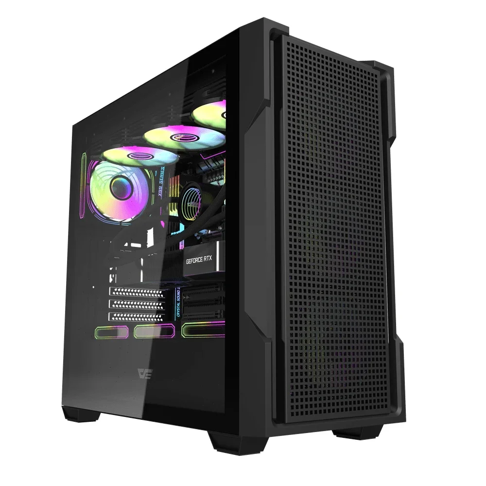 Darkflash кутия Case ATX - DS900 Mesh Black - 4 x 120 mm A-RGB fans included