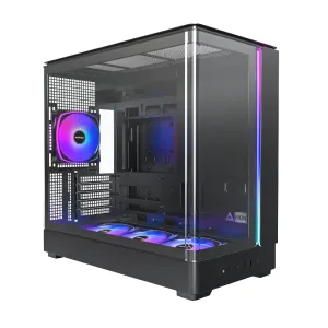 Montech кутия Case mATX - KING 15 PRO (B) - 4 x 120 mm A-RGB, USB-C