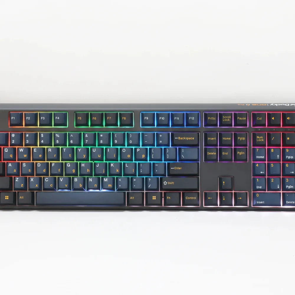 Ducky професионална геймърска механична клавиатура Professional Gaming Mechanical Keyboard One 3 Pro Nazca Line - 8K, Cherry MX2A RGB Red [Linear]