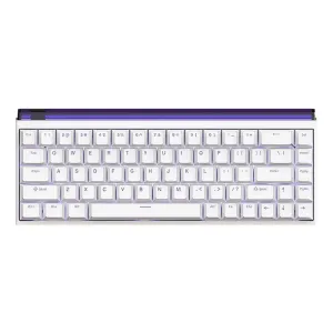 Madlions професионална геймърска механична клавиатура Professional Gaming Mechanical Keyboard NANO 68 WH - 8K, Magnetic Amber Pro Switches, (English US)
