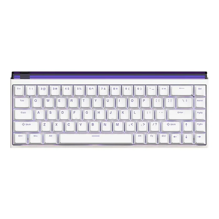 Madlions професионална геймърска механична клавиатура Professional Gaming Mechanical Keyboard NANO 68 WH - 8K, Magnetic Amber Pro Switches, (English US)