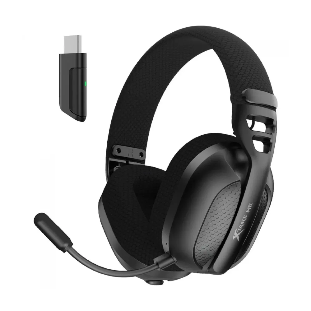 Xtrike ME безжични геймърски слушалки Gaming Headphones GH-513W - Bluetooth, 2.4G - XTRM-GH-513W-BK