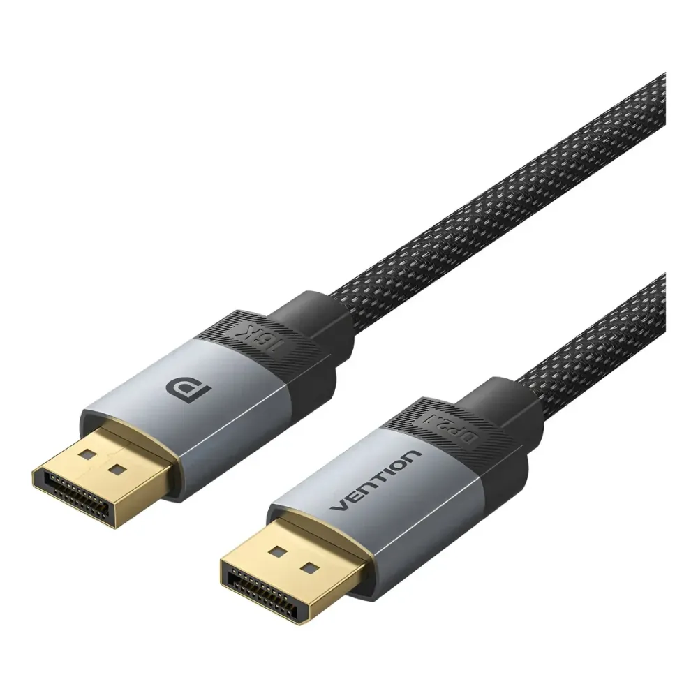 Vention Кабел Cable - Display Port v2.1 DP M / M Black 16K@60Hz, 1M - HGBHF