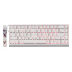 Madlions професионална геймърска механична клавиатура Professional Gaming Mechanical Keyboard MAD 68 HE RGB - 1K, Magnetic Amber Pro Switches - White