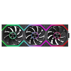 Gamemax Комплект вентилатори Fan Pack 3-in-1 3x120mm - FN12A-N2 WL-R - Reverse, Daisy-Chain, A-RGB Gamemax Комплект вентилатори Fan Pack 3-in-1 3x120mm - FN12A-N2 WL-R - Reverse, Daisy-Chain, A-RGB