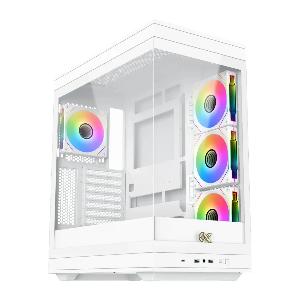 Xigmatek кутия Case EATX - Meta Arctic - 4 x 120 mm ARGB fans