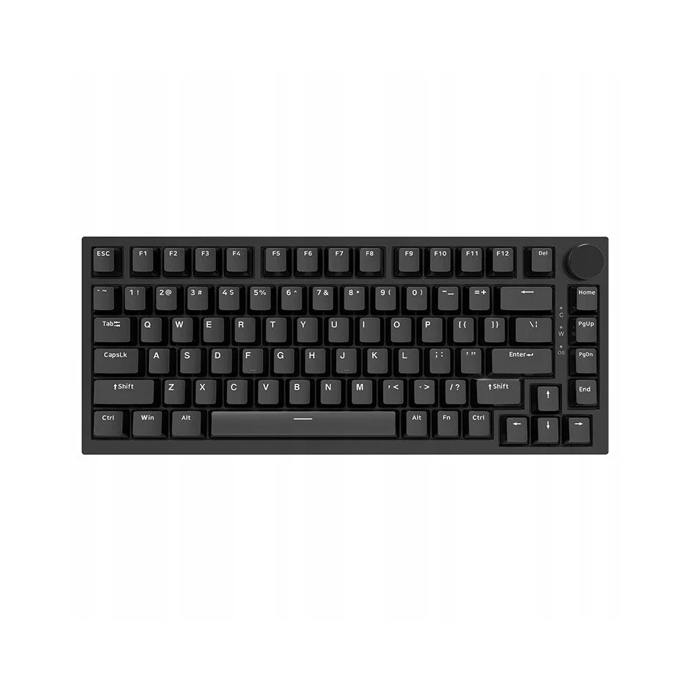 Ajazz геймърска механична клавиатура Gaming Mechanical Keyboard AK820 - Red Switches [Linear] (English US), Black, White Backlight