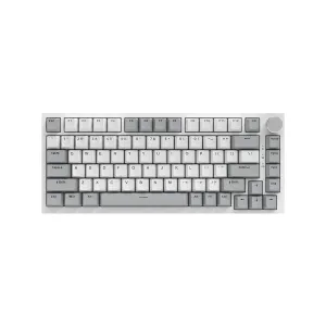Ajazz геймърска механична клавиатура Gaming Mechanical Keyboard AK820 - AS Red Switch [Linear] (English US), Gray White, White Light