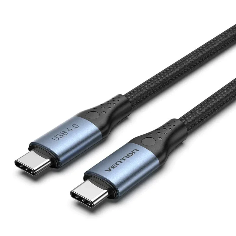 Vention кабел USB4.0 Type-C/Type-C 40Gbps, 240W 1m - TAVHF Vention кабел USB4.0 Type-C/Type-C 40Gbps, 240W 1m - TAVHF
