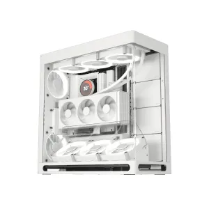 HAVN кутия Case E-ATX - HS 420 VGPU Edition White - PCIe Gen 5 riser included