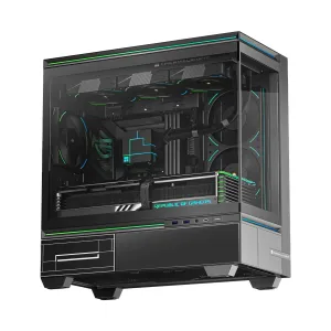 Thermalright кутия Case mATX - TL-M10 Black - 4 x 120 mm ARGB included, USB-C