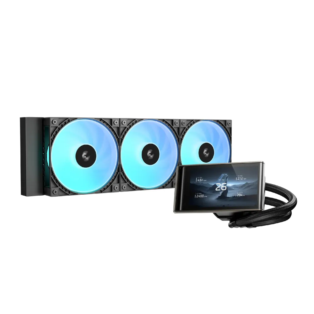DeepCool водно охлаждане Water Cooling LT360 VISION ARGB - 4.5 inch IPS LCD screen - LGA1851/AM5 DeepCool водно охлаждане Water Cooling LT360 VISION ARGB - 4.5 inch IPS LCD screen - LGA1851/AM5