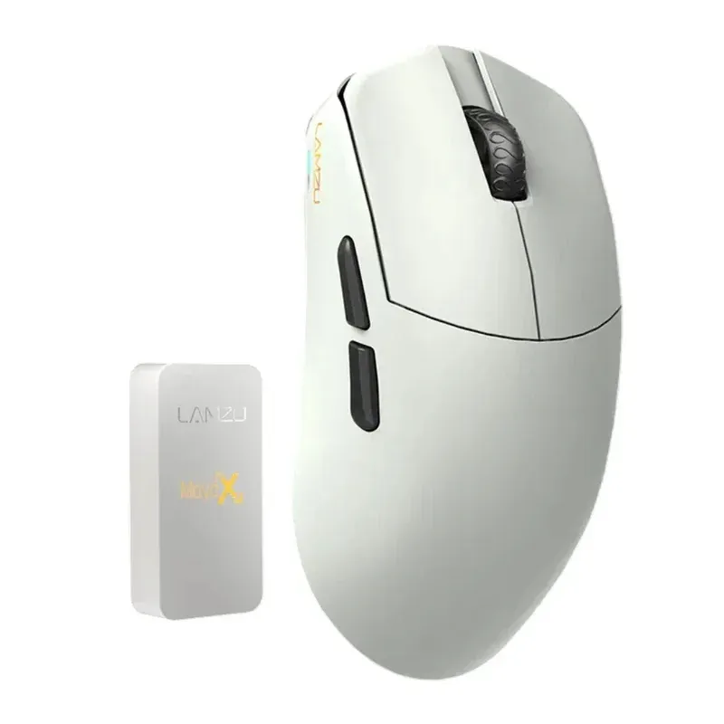 Lamzu професионална геймърска мишка MAYA X 8K - Wireless Gaming Mouse - Cloud Grey