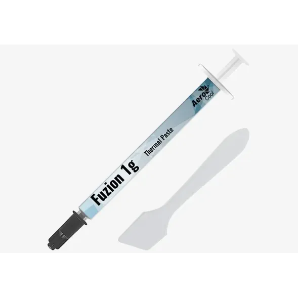 AeroCool термо паста Thermal compound Fuzion 1g 13.5 W/mK - ACTG-NA61210.01 AeroCool термо паста Thermal compound Fuzion 1g 13.5 W/mK - ACTG-NA61210.01