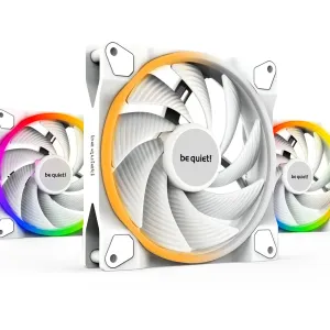 be quiet! комплект вентилатори Fan Pack 3-in-1 3 x 140mm - LIGHT WINGS White 140mm PWM high-speed Triple-Pack