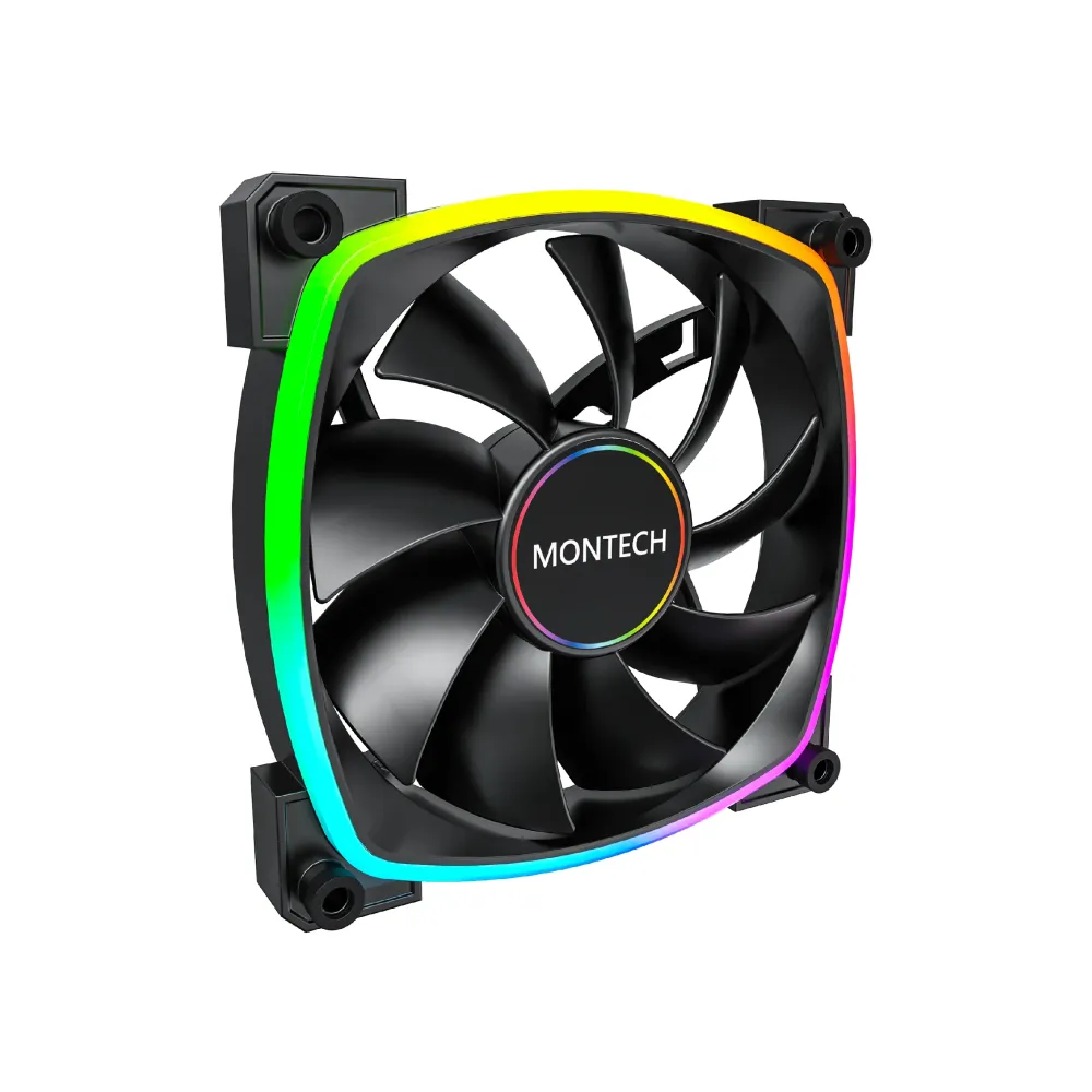 Montech вентилатор AX140 PWM, Fan 140mm, ARGB, Black Montech вентилатор AX140 PWM, Fan 140mm, ARGB, Black