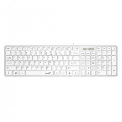 Genius клавиатура Slim Keyboard SlimStar 126 White - Copilot, Low profile Chocolate Genius клавиатура Slim Keyboard SlimStar 126 White - Copilot, Low profile Chocolate