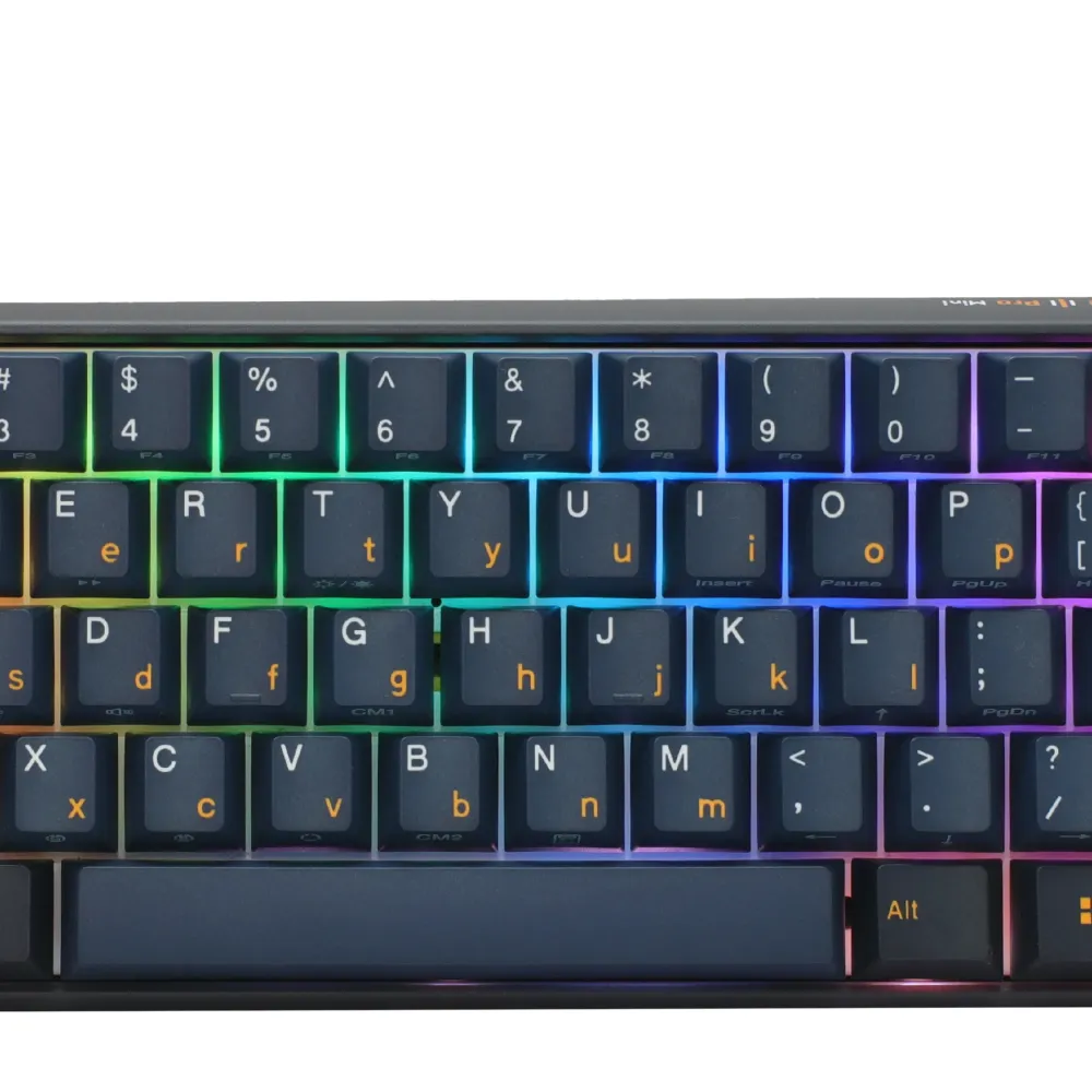 Ducky професионална геймърска механична клавиатура Professional Gaming Mechanical Keyboard One 3 Pro Mini Nazca Line - 8K, Cherry MX2A RGB Red [Linear]