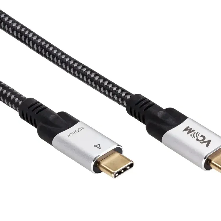 VCom кабел USB4.0 USB-C/USB-C 40Gbps, 240W - CU560-1.2m