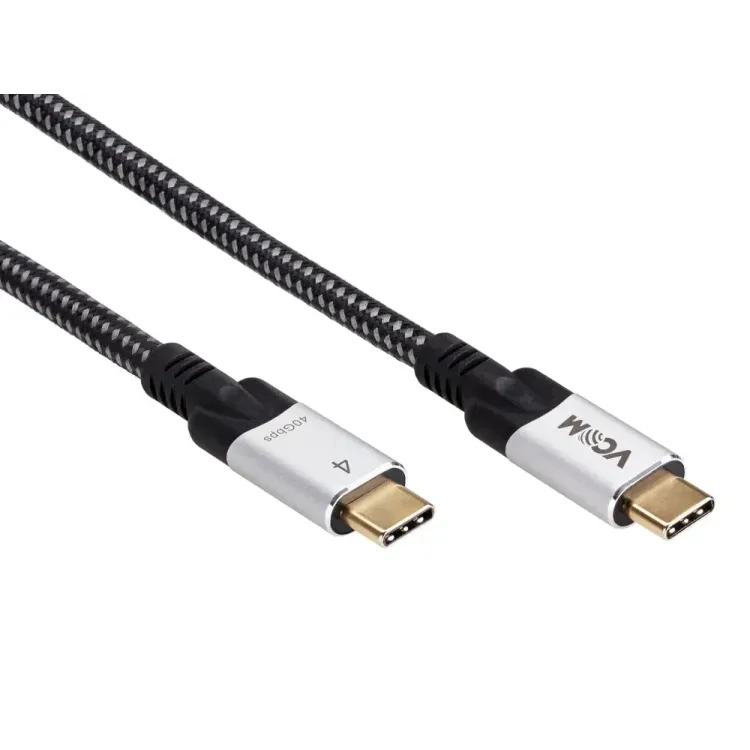 VCom кабел USB4.0 USB-C/USB-C 40Gbps, 240W - CU560-1.2m VCom кабел USB4.0 USB-C/USB-C 40Gbps, 240W - CU560-1.2m