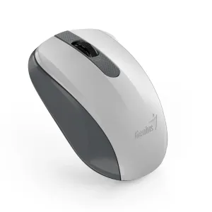 Genius безжина безшумна мишка Wireless Silent Mouse - NX-8008S White+Gray - Silent, 2.4GHz