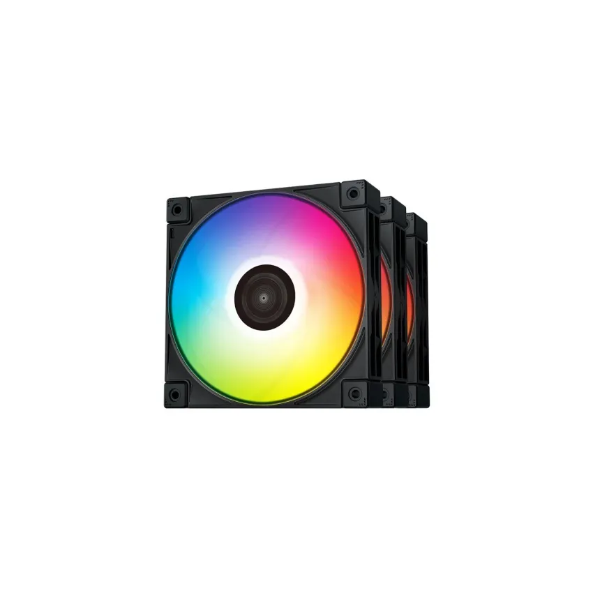 DeepCool Комплект вентилатори Fan Pack 3-in-1 3x120mm - FC120 Black, Addressable RGB DeepCool Комплект вентилатори Fan Pack 3-in-1 3x120mm - FC120 Black, Addressable RGB