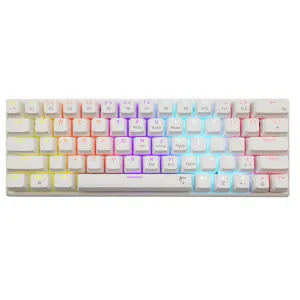 White Shark геймърска механична клавиатура Gaming Mechanical Keyboard WAKIZASHI 2 - Blue Switches (English US), White White Shark геймърска механична клавиатура Gaming Mechanical Keyboard WAKIZASHI 2 - Blue Switches (English US), White