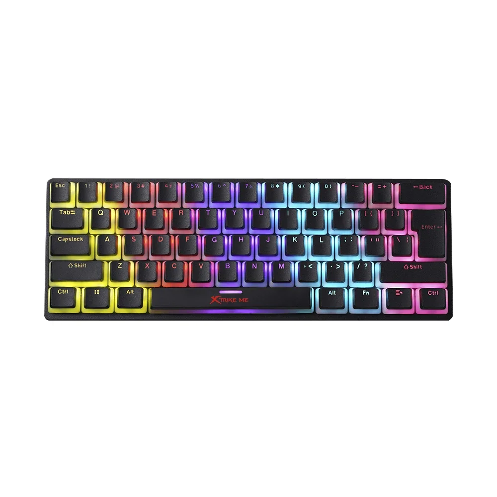 Xtrike ME геймърска механична клавиатура Gaming Mechanical keyboard 61 keys TKL - GK-985P - RED switches (English)