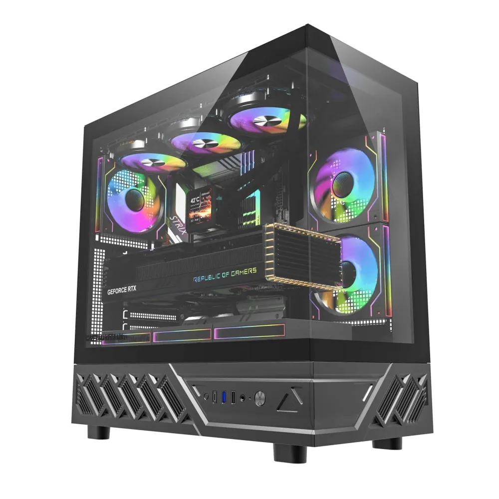 Darkflash кутия Case ATX - DS950 Black - 6 x 120 mm Infinity Mirror A-RGB