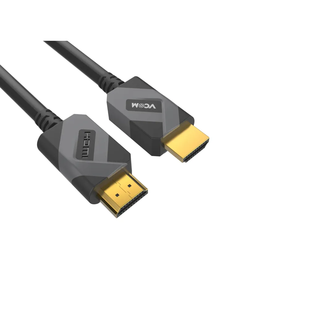 VCom Кабел HDMI v2.1 M / M 2.0m  - 8K Dolby Vision HDR, Black/Grey - CG805-2.0m