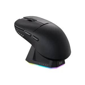 Ajazz професионална геймърска мишка AJ159 PRO - Wireless Gaming Mouse - 8K, Magnetic Charging Dock, Black