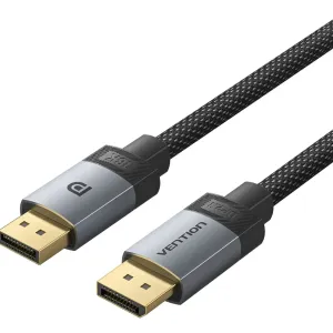 Vention Кабел Cable - Display Port v2.1 DP M / M Black 16K@60Hz, 2M - HGBHH