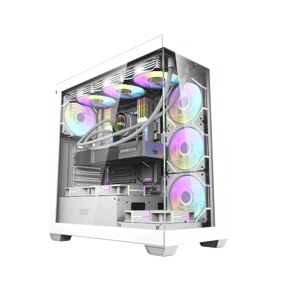 Darkflash кутия Case ATX - DS900 White - USB-C Darkflash кутия Case ATX - DS900 White - USB-C