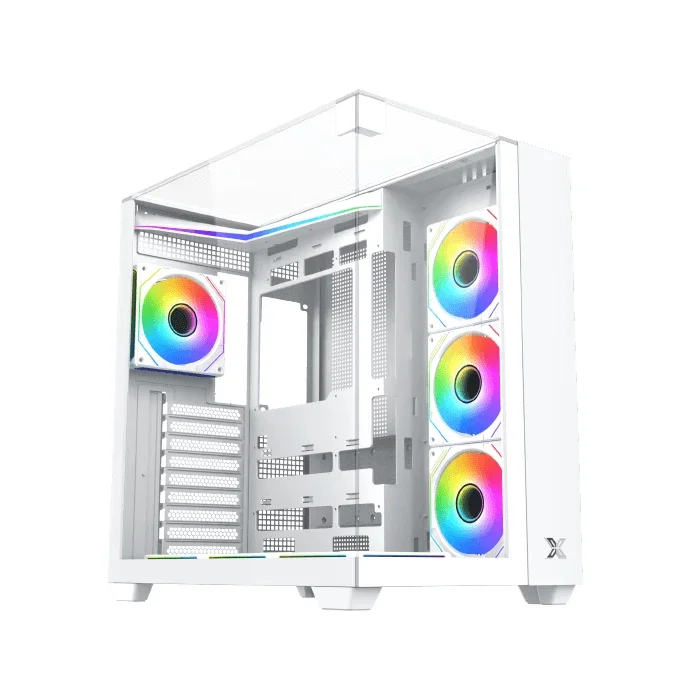 Xigmatek кутия Case ATX - Aqua V Arctic (H23A) - 7 ARGB Fans