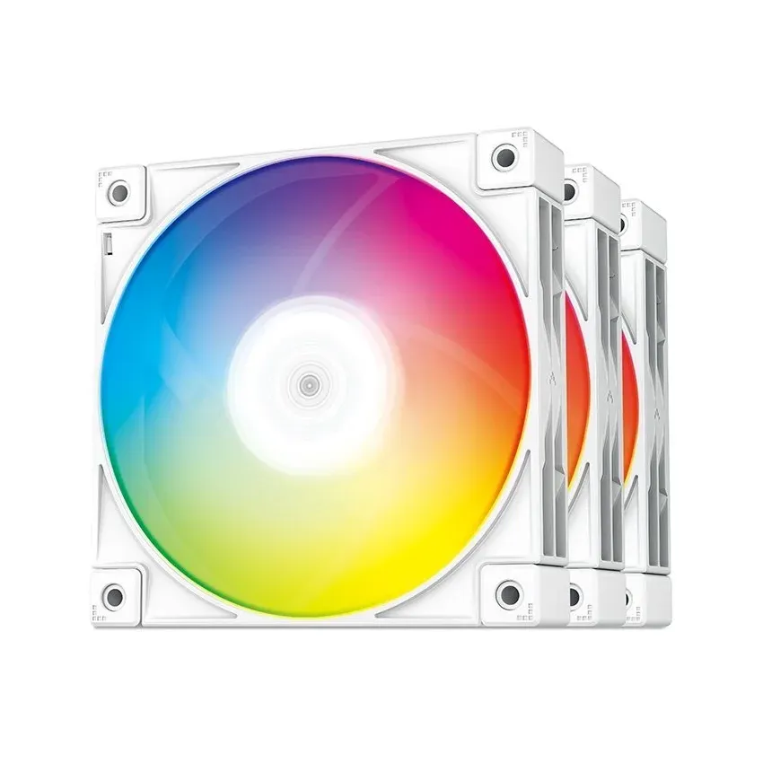 DeepCool Комплект вентилатори Fan Pack 3-in-1 3x120mm - FC120 White, Addressable RGB