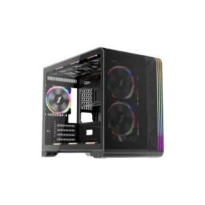 1stPlayer кутия Case mATX - VT6-BK - Mesh, A-RGB