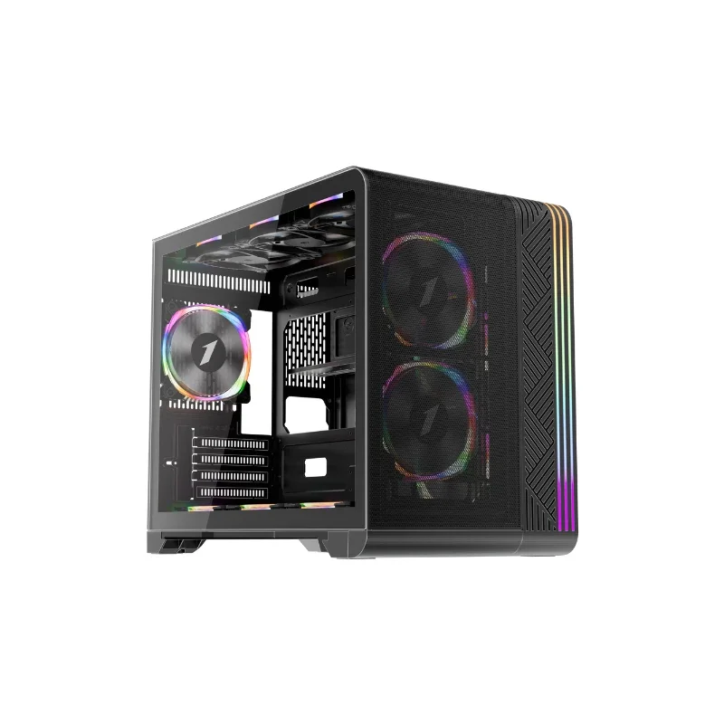 1stPlayer кутия Case mATX - VT6-BK - Mesh, A-RGB