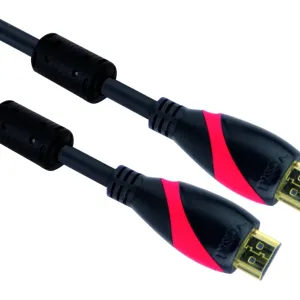 VCom Кабел HDMI M / M Ultra HD 4k2k Gold +2 Ferrite v1.4 ethernet 3D - CG525D-3m