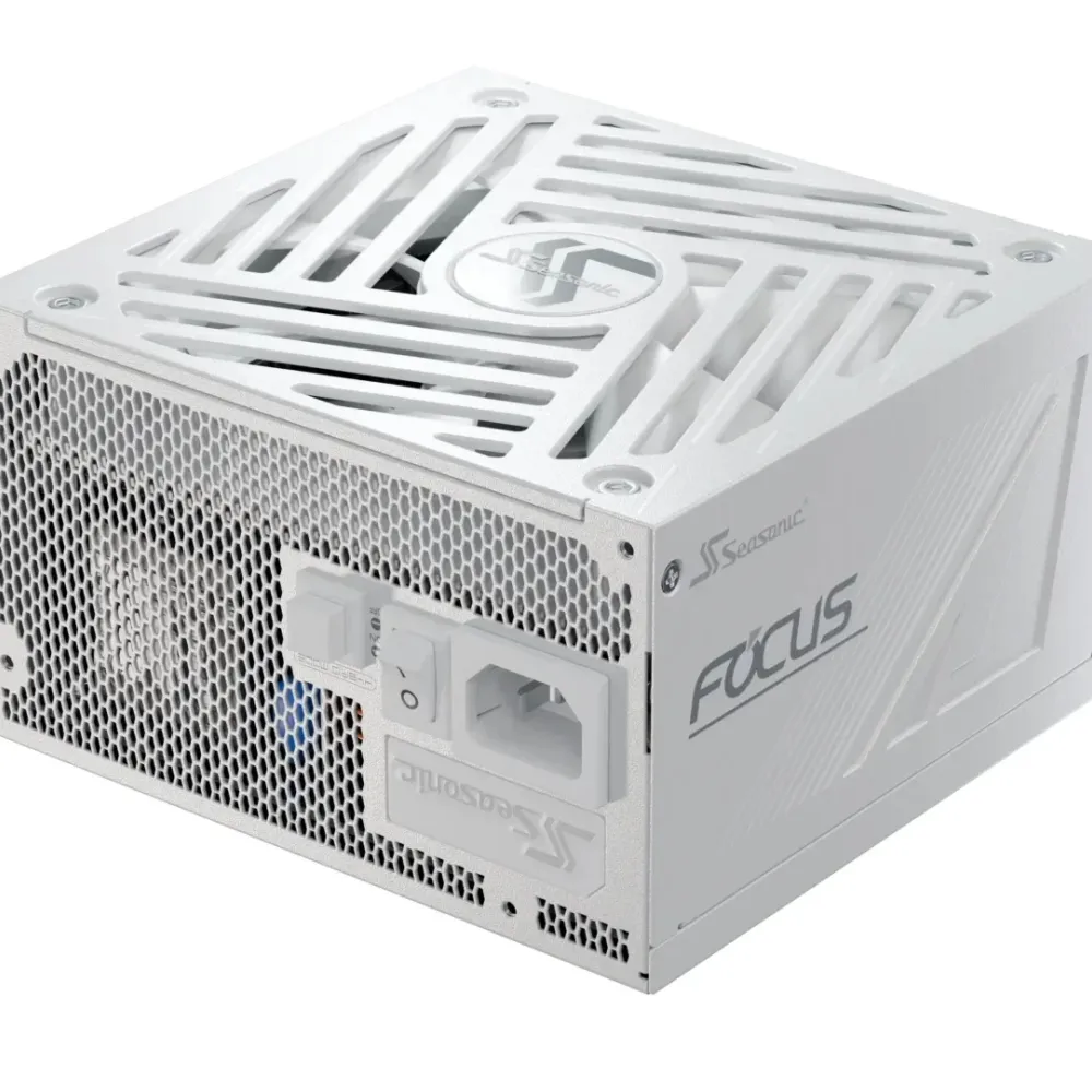 Seasonic захранване PSU ATX 3.1 1000W Gold, Full Modular, PCIe 5.1 - FOCUS-GX-1000-V4-WHITE